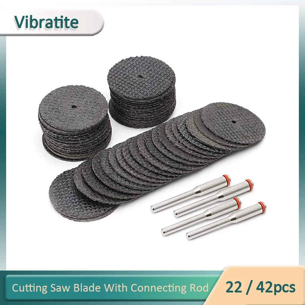 32mm Cutting Discs Resin Cut of Wheel Round Saw with Rod Double Mesh Blade for Rotary Grinding Abrasive Tools