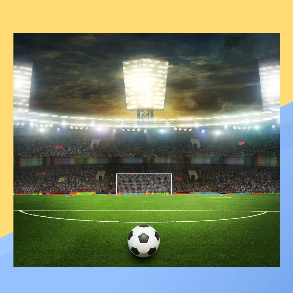

90x150cm Football Background Cloth Soccer Backdrop Summer Wall Tapestry Sports Club Backdrop Football Field Background