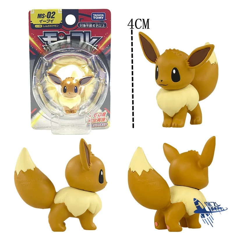 9 стилей Покемон Такара Томи Eevee Eeveelution Flareon Vaporeon аниме экшн-фигурки ABS модели