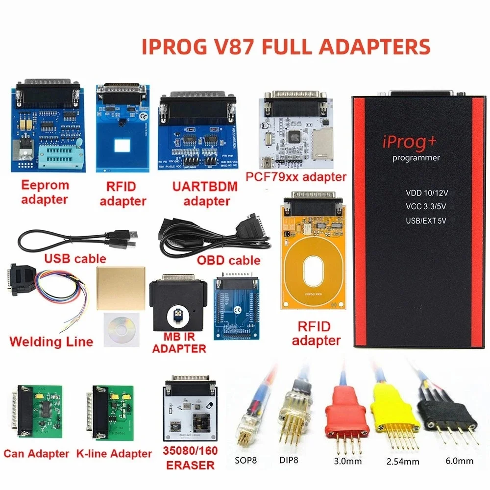 Лучшее качество V87 Iprog + Key Programmer Поддержка IMMO Reset Pro Till 2019 замена Carprog