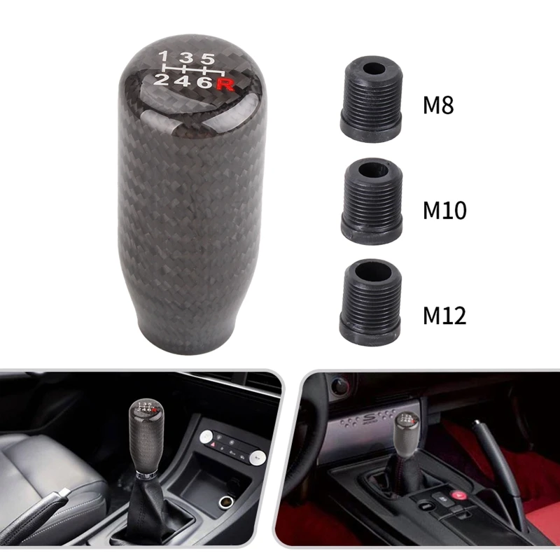 

Universal Manual Stick Gear Shift Lever Knob Transmission Gearstick Balls Shape