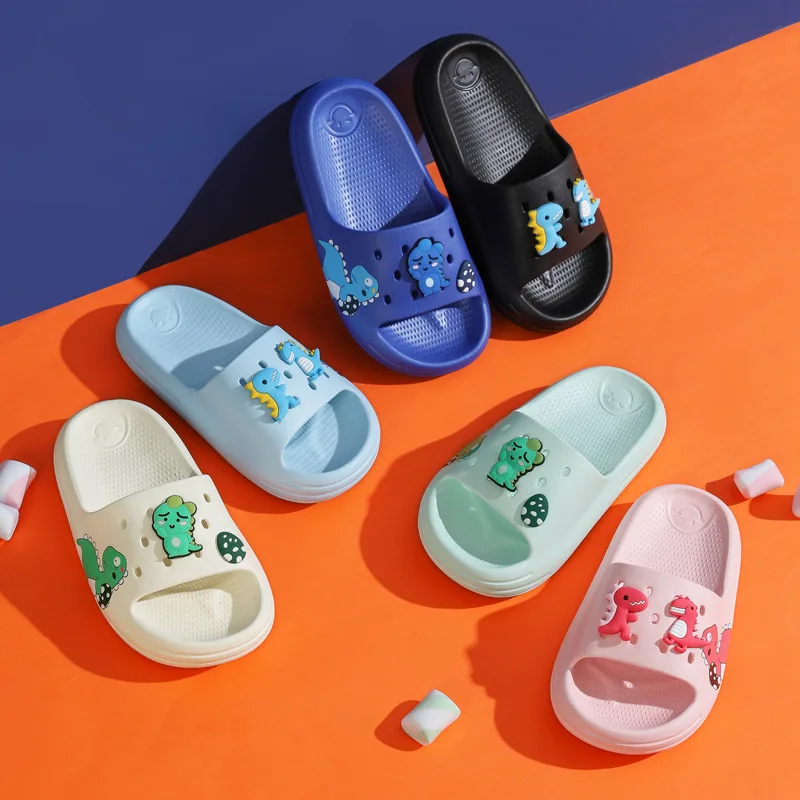 

Kids Home Slippers For Boys Girls Lightweight Outdoor Summer Beach Water Shoes Non-Slip Soft Flip Flops