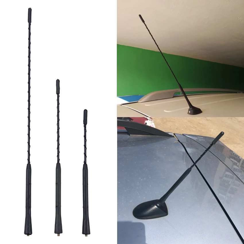 

1PC 9/11/16 Inch Car Roof Mast Whip Stereo Radio Signal Amplified Antenna Car Radio Aerial Accessories Exterior Decoration