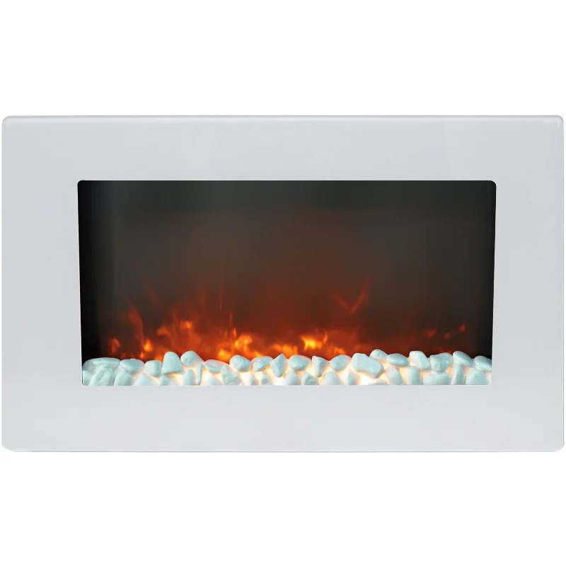 Callisto Flat Panel Electric Wall Fireplace Heater