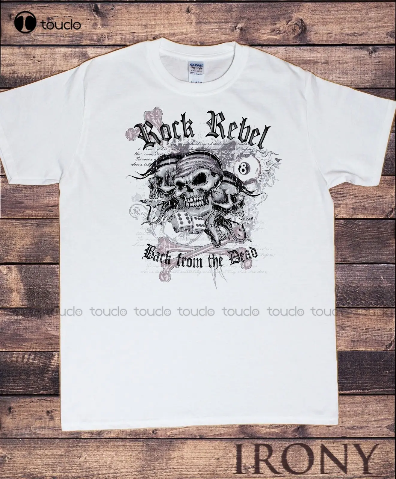 

Хипстерские футболки с О-образным вырезом, Мужская футболка с принтом на спине из деда, футболка в стиле панк с металлическим принтом, Мужск...