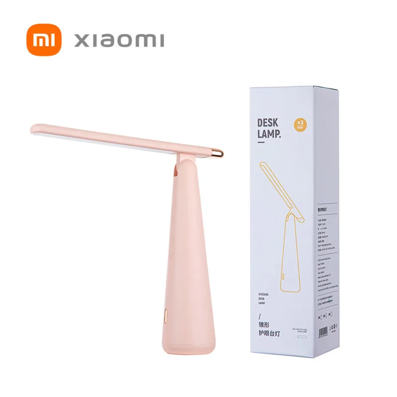 

Настольная лампа Xiaomi Youpin с USB-зарядкой для обучения чтению в студенческом общежитии, новая складная Светодиодная лампа с защитой глаз и сенс...