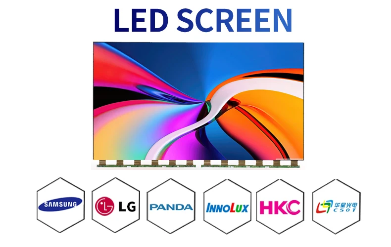 75-дюймовый тонсветодиодный LED 4K Телевизор с большим экраном Smart TV55 58 60 70 75 дюймов LED 4K HDR Smart TVOEM Factory1