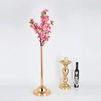 minimalism gold metal vases wedding centerpieces event flowers rack flower road lead home party decoration 10 pcs lot