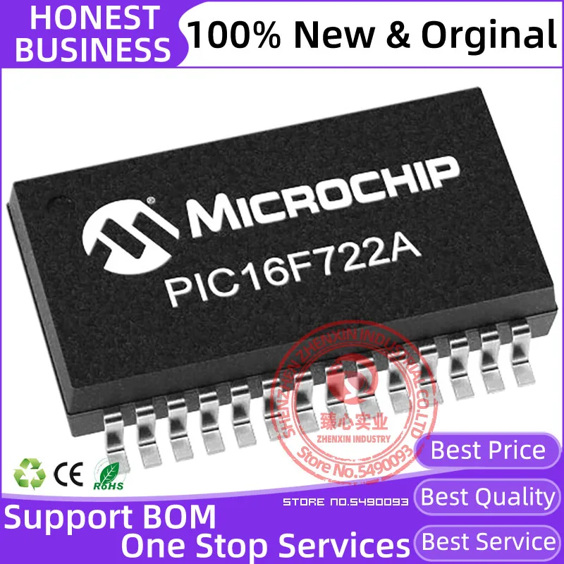 

PIC16F722A-I/SO 1 шт./лот 100% Новый оригинальный микроконтроллер