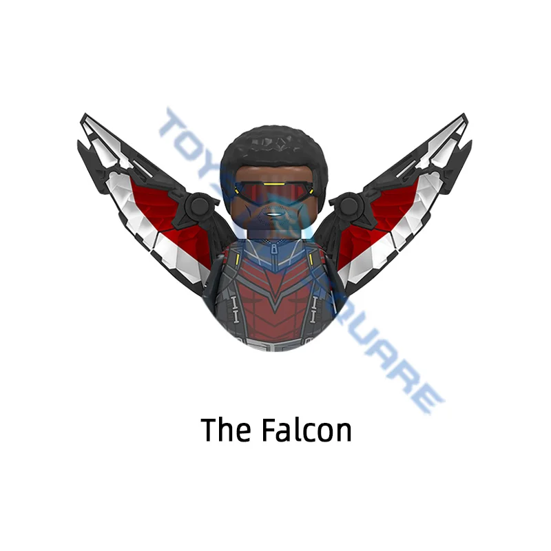 Модель солдатика Земо капитан зима Сокол Джон Американский ходунок строительные