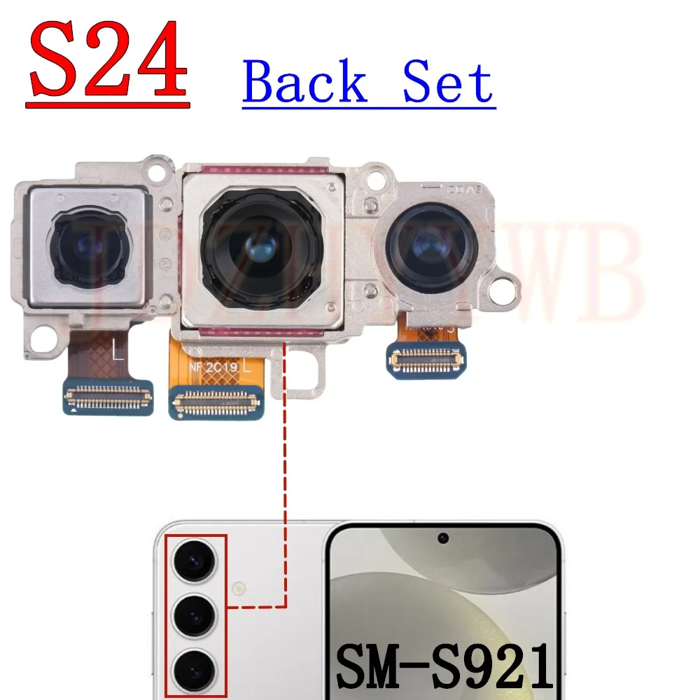 Передняя задняя камера для Samsung Galaxy S24 S921 Фронтальная селфи Широкая основная