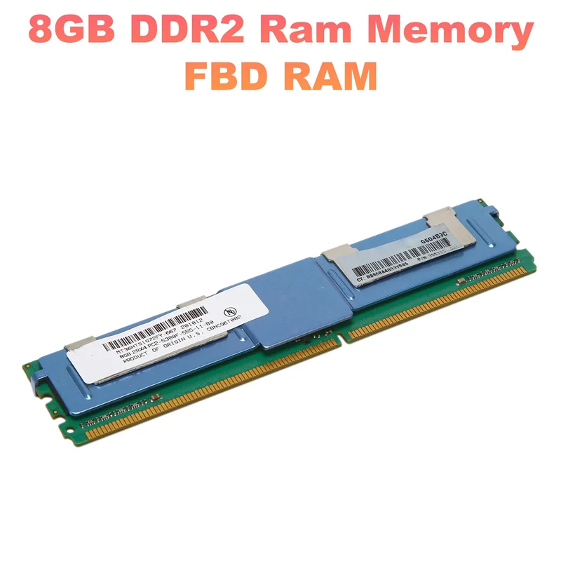 Оперативная память DDR2 8 ГБ оперативная 667 МГц PC2 5300 FBD 240 контактов DIMM 1 7 В для