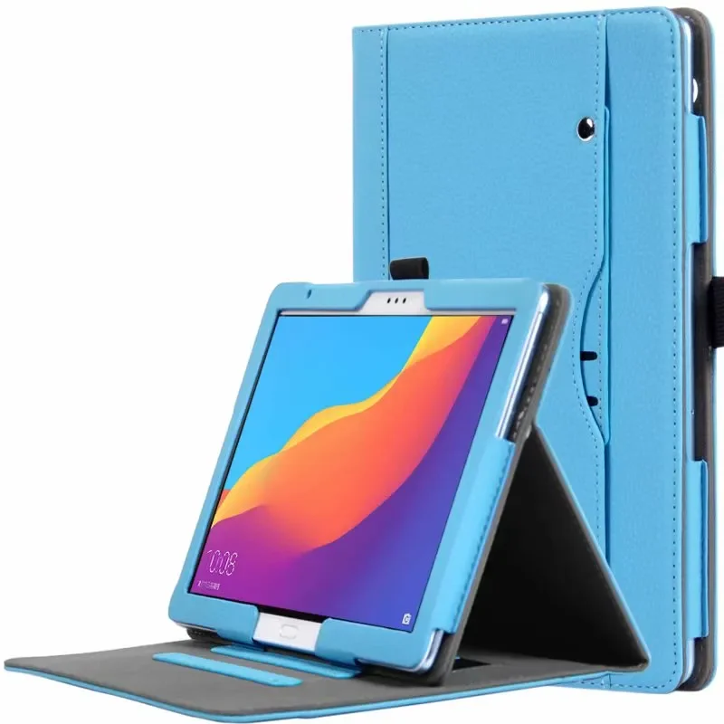 

Чехол для планшета MediaPad T5 10 AGS2-W09 AGS2-L09 AGS2-L03 10,1 "с роскошной подставкой и держателем для рук