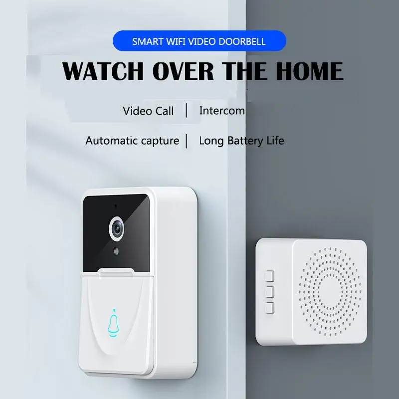Умный беспроводной дверной звонок X3 Pro 2 4 ГГц Wi-Fi HD-камера ночное видение
