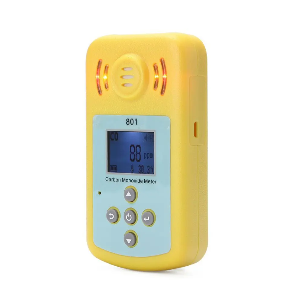 

Mini Lcd Gas Analyzer Digital Carbon Monoxide Tester Co Battery Leak Detector Audible Light Alarm 0-2000ppm Gas Analyzer