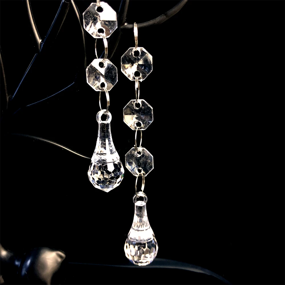 

Акриловый прозрачный кристальный кулон 20/40 шт