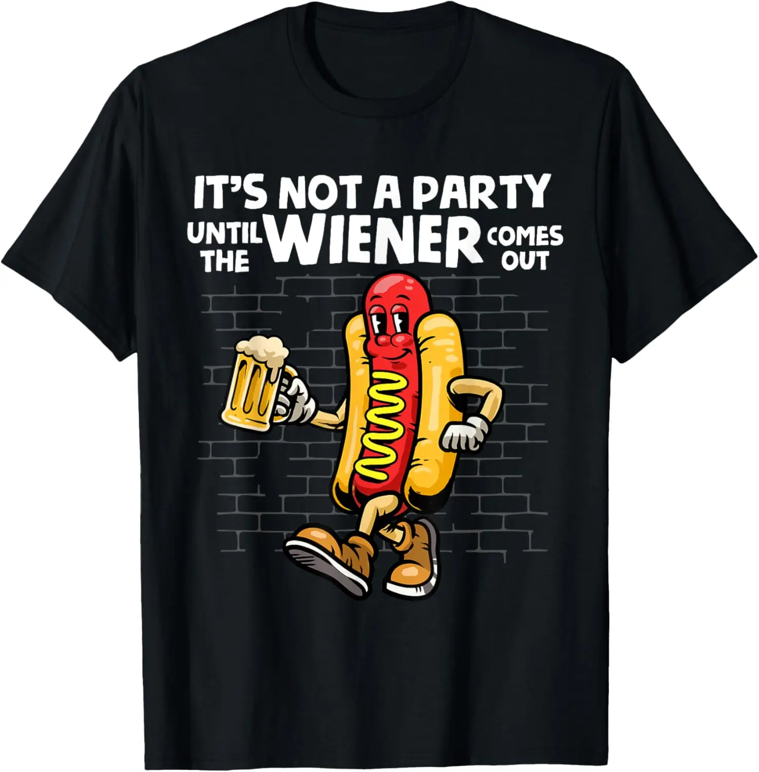Рубашка Это не вечеринку пока веселся футболка Hod Dog