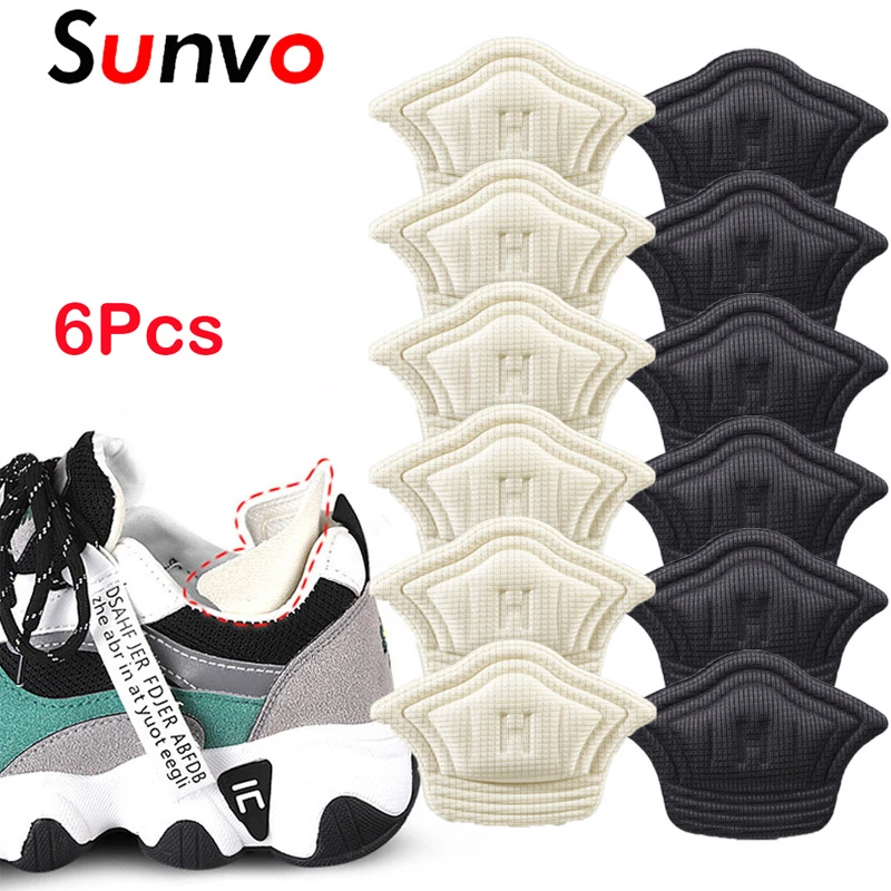 

3 Pair Insoles Patch Heel Pads for Sneakers Adjustable Size Antiwear Feet Pad Cushion Insert Insole Heel Protector Back Sticker