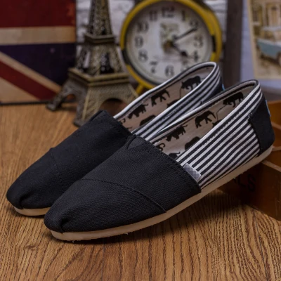 Туфли женские на низком каблуке резиновая хлопчатобумажная ткань искусственная