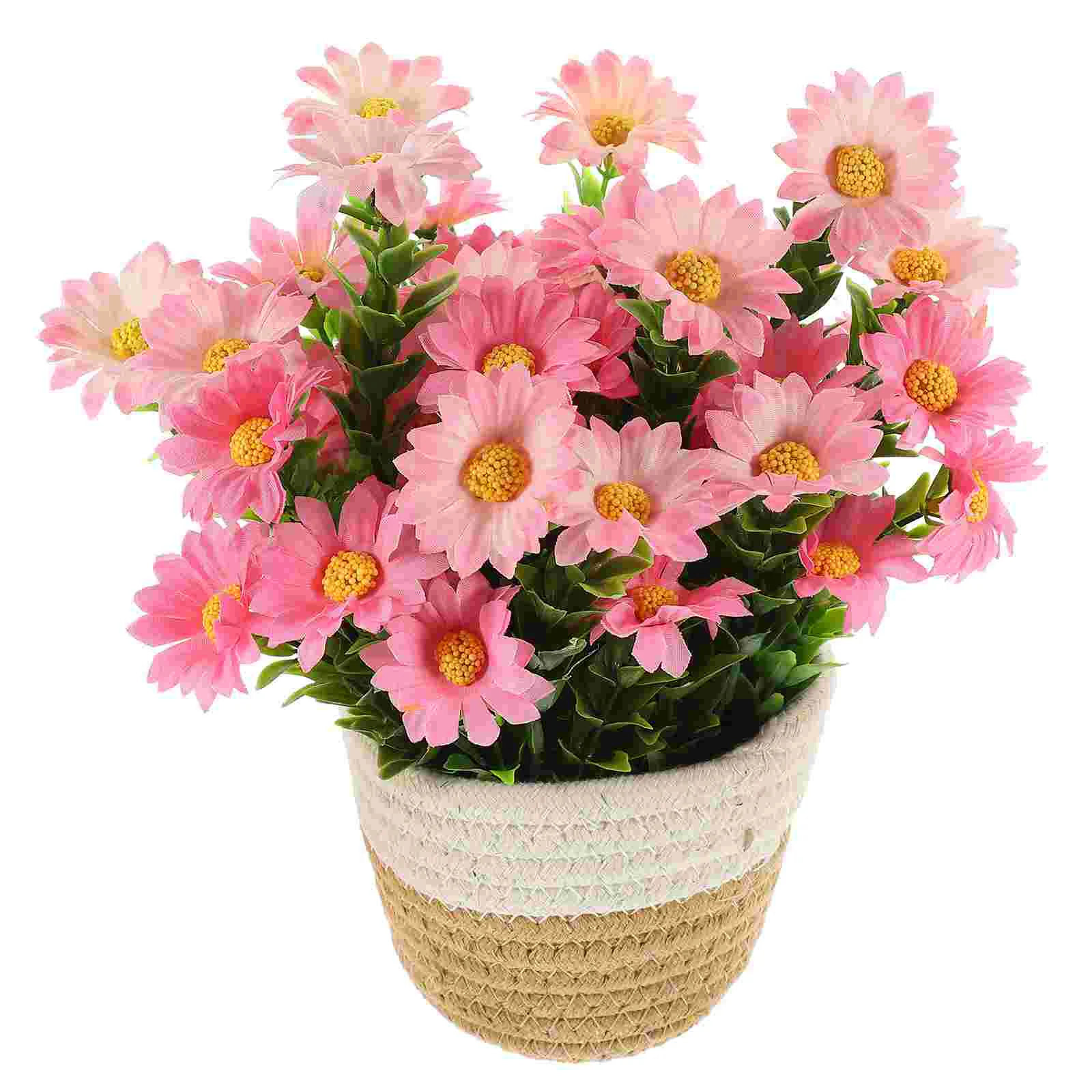 

Artificial Pot Fake Potted Plants Ornament Lifelike Simulation False Faux Decor Bouquet Ornaments Emulated Bonsai