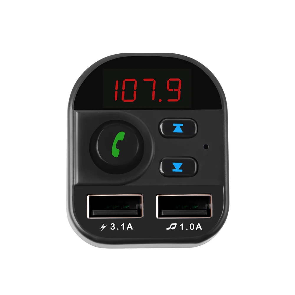 Многофункциональный автомобильный Bluetooth FM-передатчик Радио MP3 беспроводной