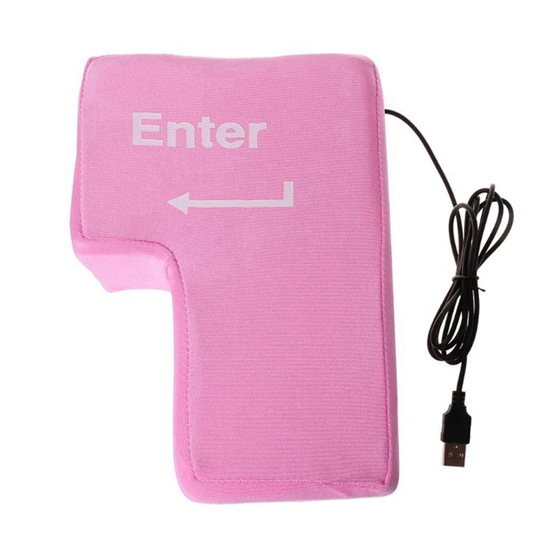 

1 шт. антистрессовая кнопка для декомпрессии компьютера, любые вентиляционные подушки для программатора, розовый