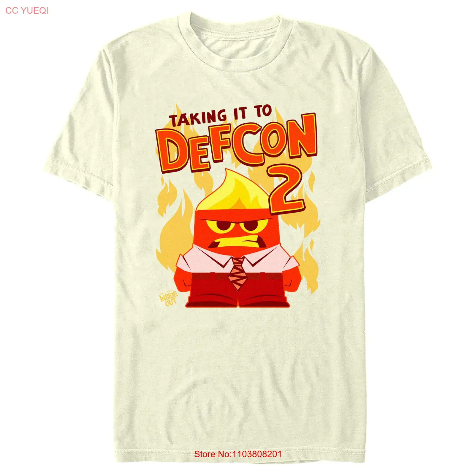 Мужская футболка с вырезом снаружи для Defcon 2