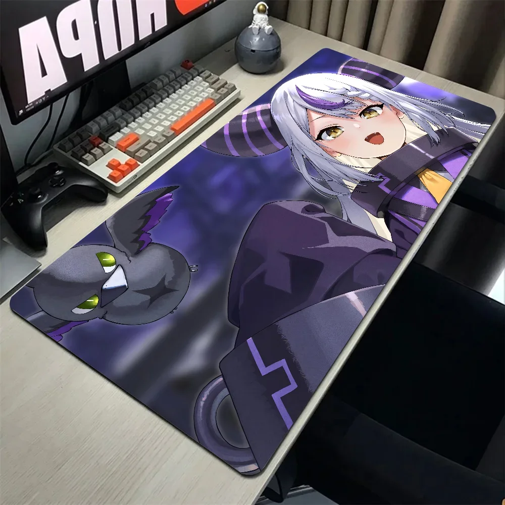 Аниме La + Darknesss VTuber Hololive XXL Игровой Коврик Для Мыши Косплей Настольный Аксессуары
