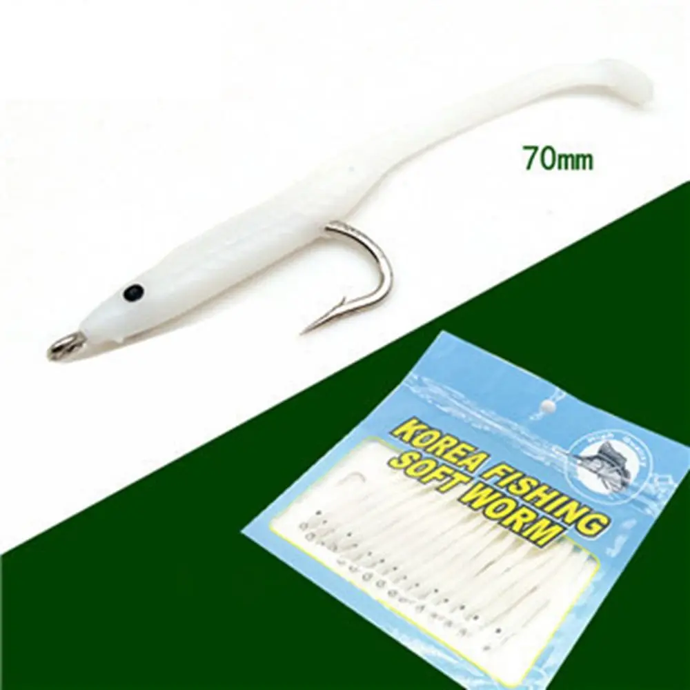 10 шт./партия Силиконовые Рыболовные Приманки