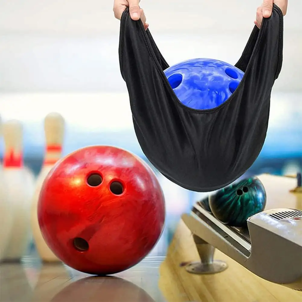 Useful Easy to Clean Bowling Polisher Bag Tear-proof Bowling Ball Seesaw Bag Bowling Cleaner Towel Effective Cleaning
