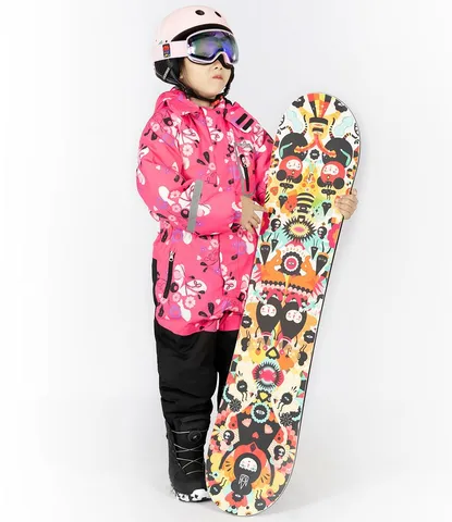 Цельнокроеный детский лыжный костюм для мальчиков и девочек лыжные штаны Топ водонепроницаемые утепленные теплые детские снежные городские снаряжения