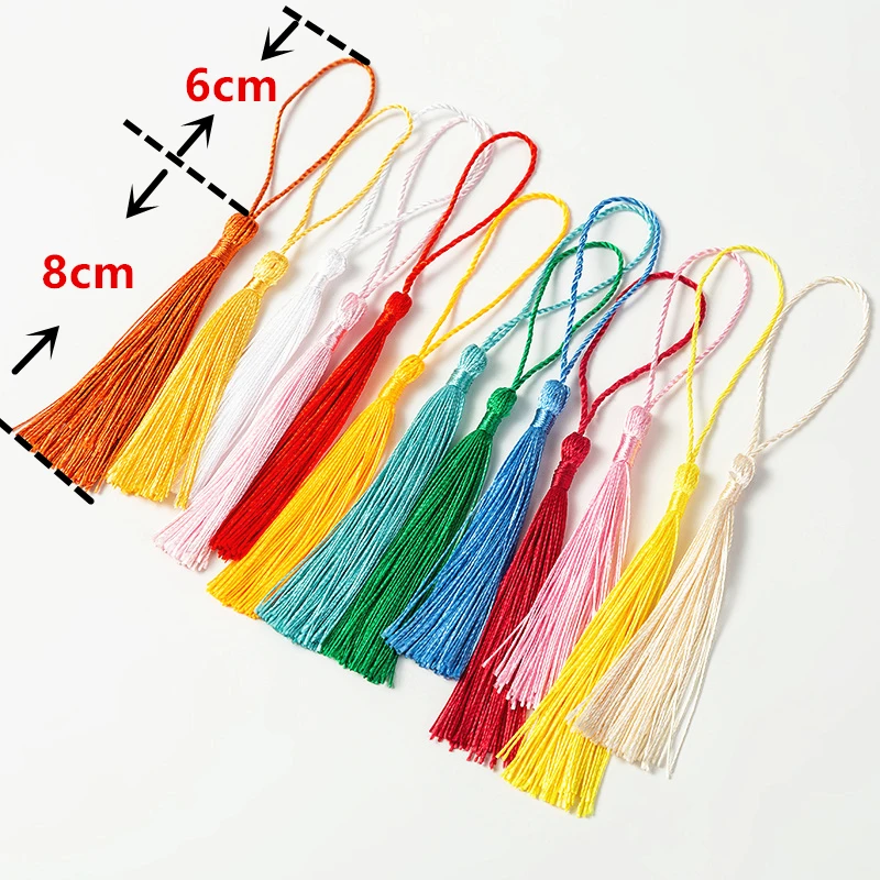 Отделка из полиэстера с бахромой и кисточкой аксессуары для шитья брелок сделай