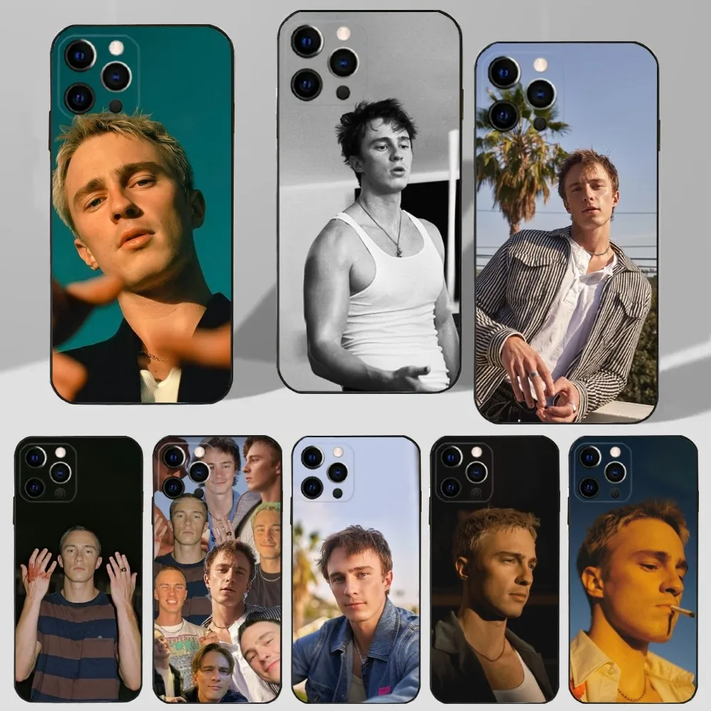 Мягкий силиконовый черный чехол для iPhone 16 15 14 13 12 11 Plus Pro Max XS X XR SE Mini 8 7