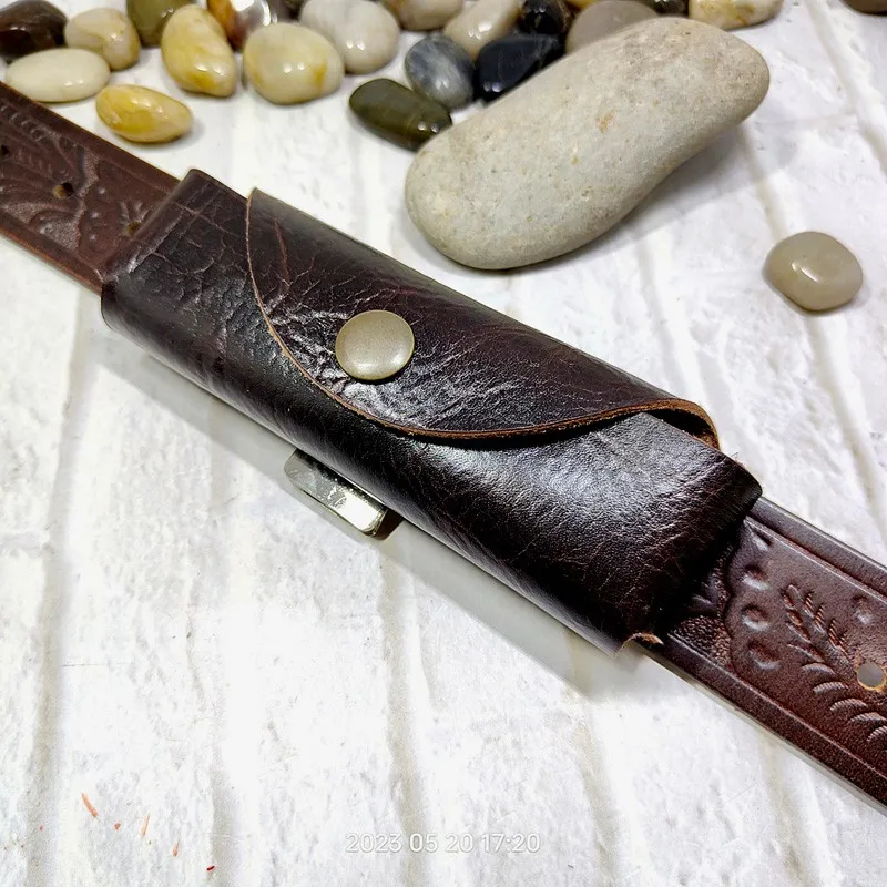 Jackknife Sheath Waist Bag Folding Knife Holster Belt Pack Army Knife Case Holder Genuine Leather customized Size MT-JD1