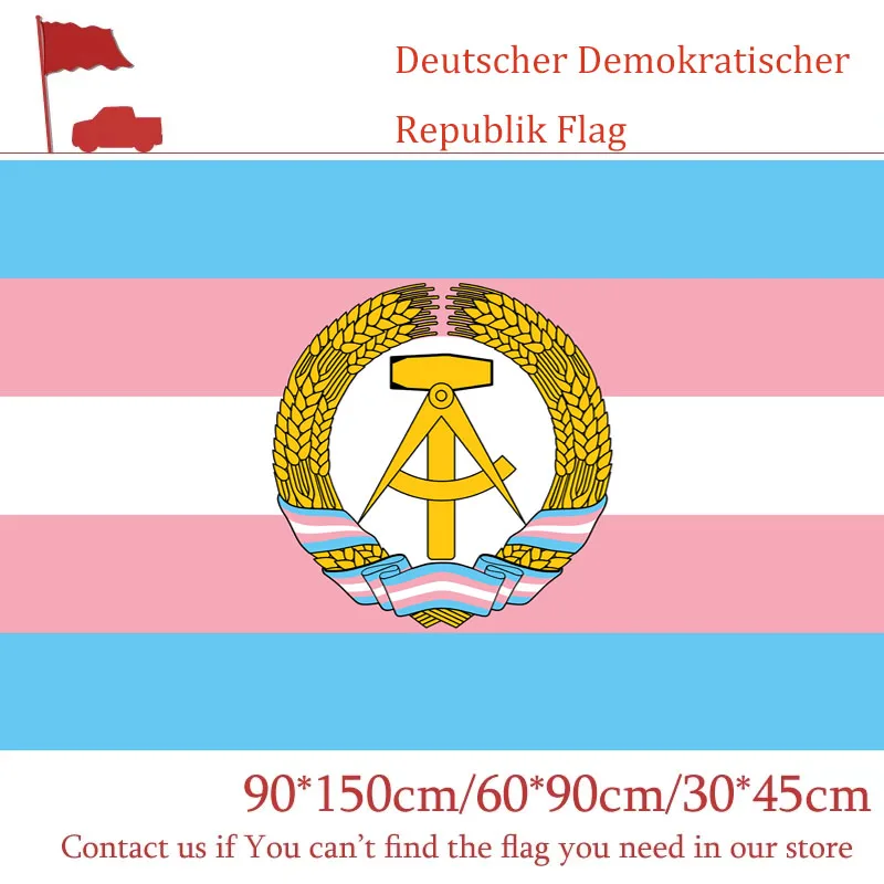 Deutscher Demok Pangercher Republik Флаг 90*150 см 60*90 Летающий флаг Полиэстер Подвесные баннеры 15*21