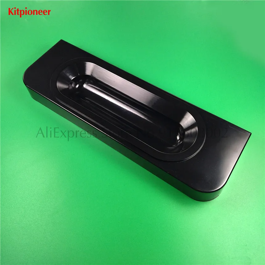 

One Front Water Tray Ice Cream Maker Part Black Plastic Water Dish Accessories Soft Serve Ice Cream Machines 32.7*10.3cm