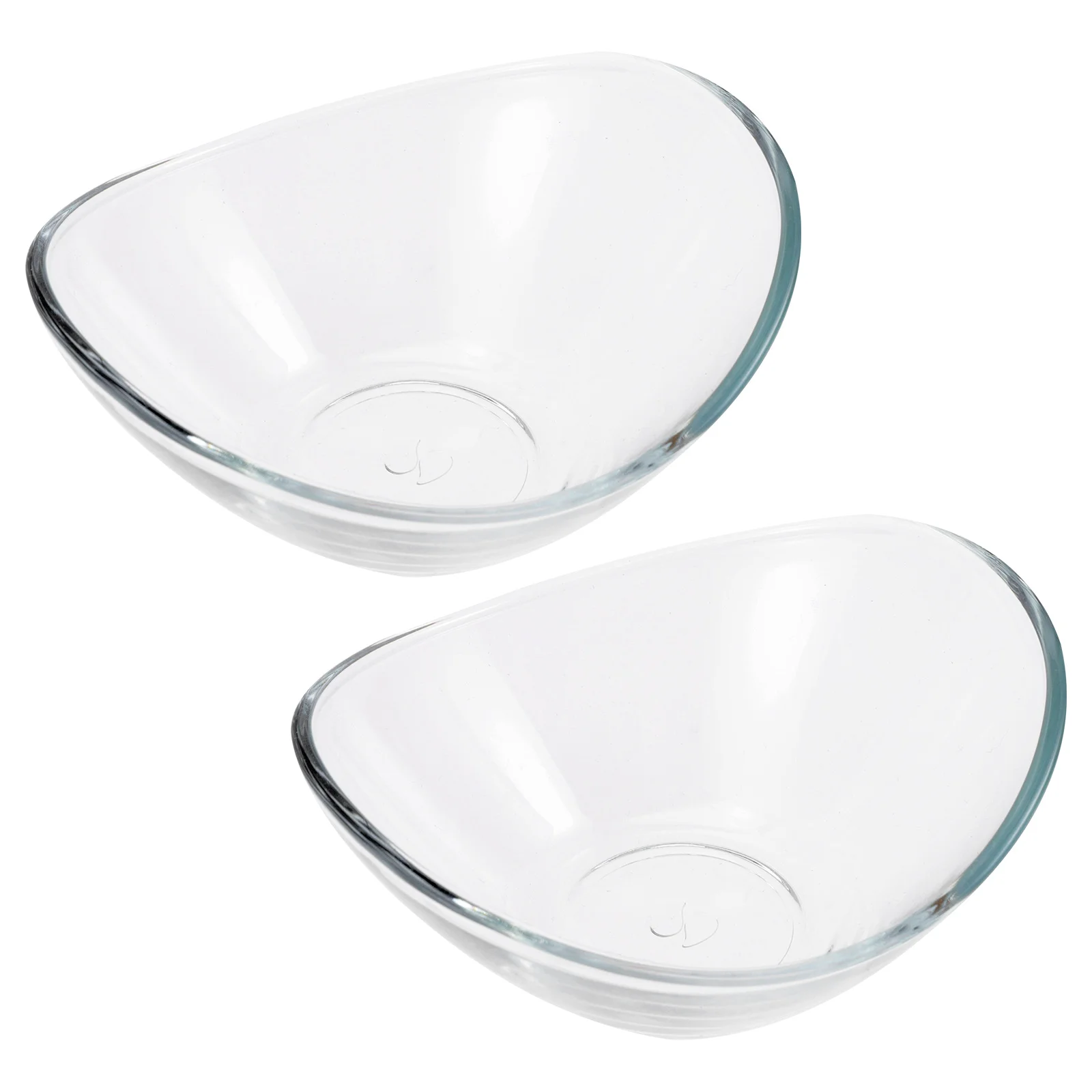 

2pcs Sauce Dipping Dishes Glass Seasoning Holders Flavor Condiment Containers