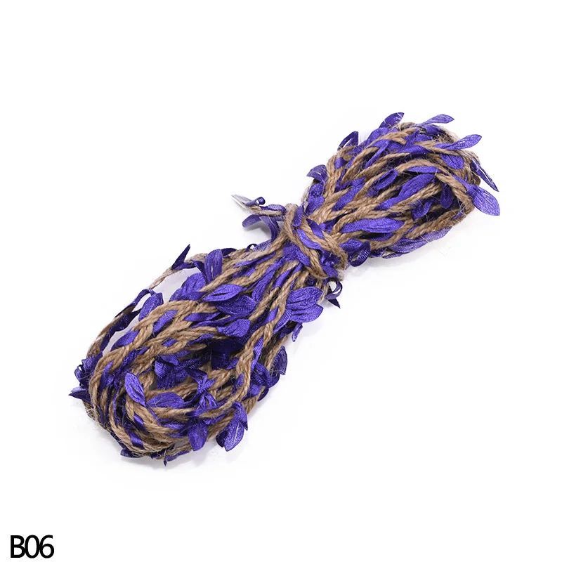 

Джутовая веревка в форме листа 2/5/10 м