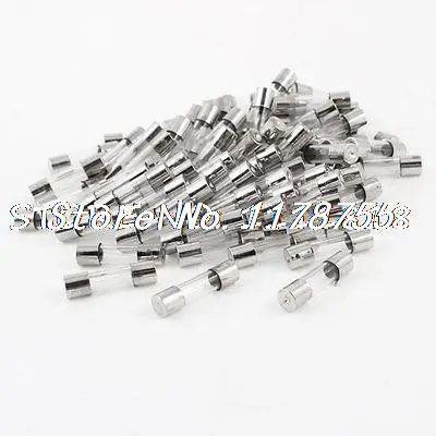 

100pcs 250V 0.5A Quick Acting Glass Tube Fuses Fast Blow 5mm x 20mm