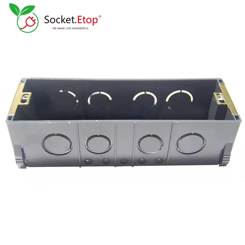 

5 шт. 183x62x53 мм Настенная пластина настенная Монтажная розетка коробка внутренняя кассета ПВХ Переключатель Монтажная коробка распределител...