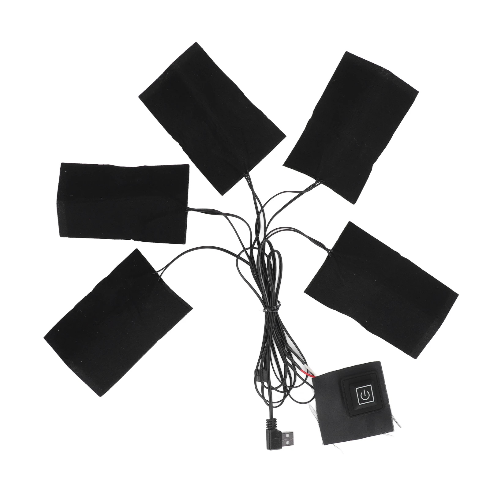 

USB нагревательная Подушка, износостойкая Удобная Регулируемая легкая электрическая тканевая нагревательная Подушка с 3 положениями, портативная нагревательная подушка для талии