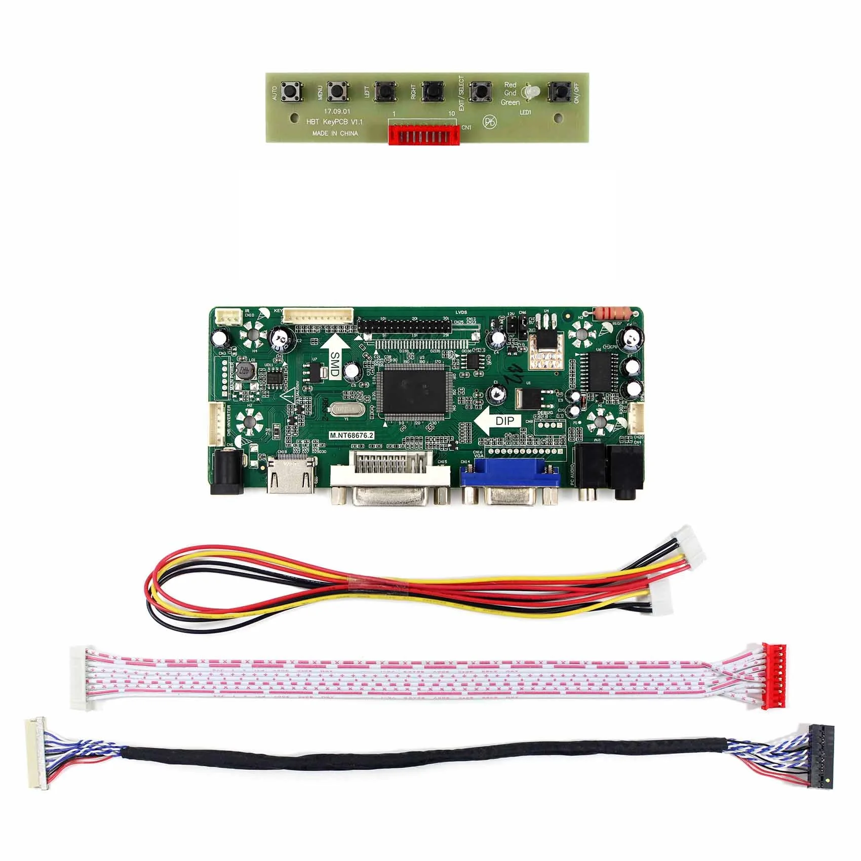 M.NT68676 / M770D комплект контрольной платы монитора для HDMI + DVI VGA ЖК-экрана