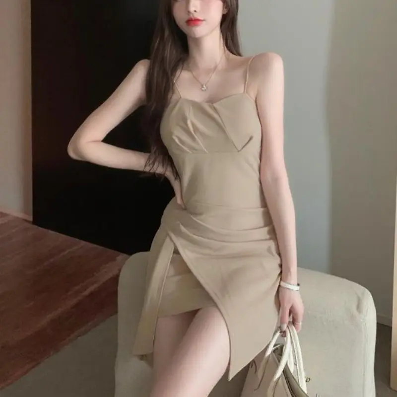 

Сексуальное женское платье, тонкое облегающее тонкое платье с разрезом