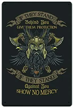 

Жестяные знаки, декор для мужской пещеры, если они стоят позади вас, обеспечивают их защиту без милосердия