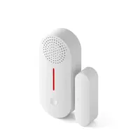 Tuya WiFi Smart Sound Alarm Door Sensor Sound Light Alarm Magnetic Window open Sensor remote control
