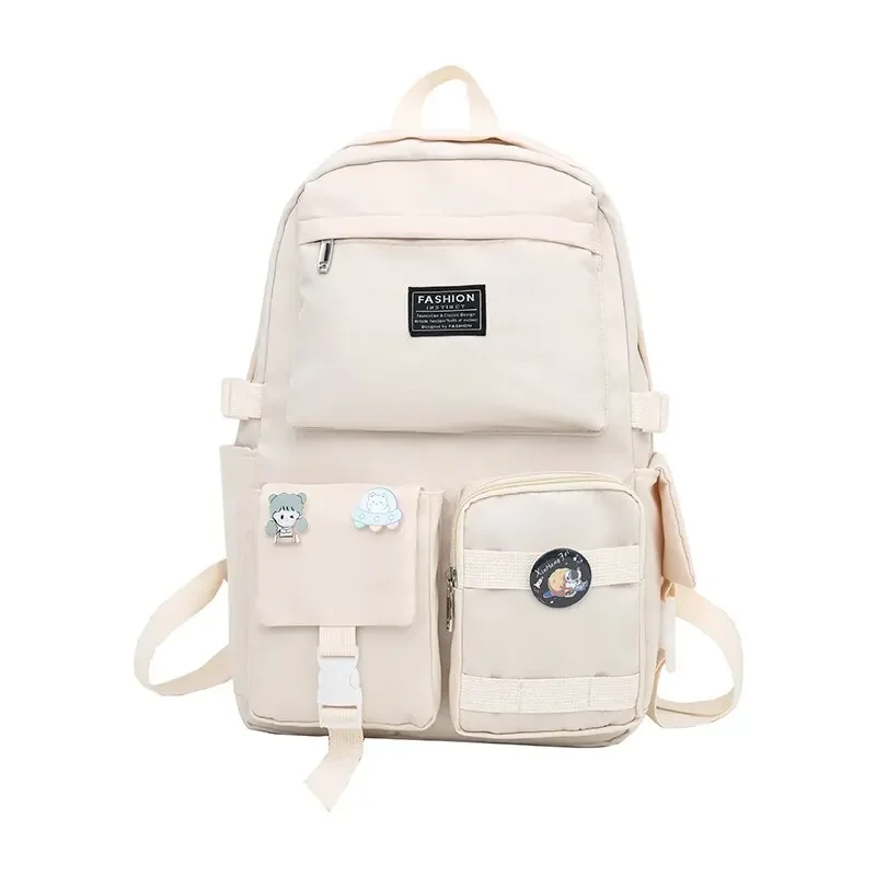 Большой Школьный Рюкзак Harajuku Ulzzang Для Подростков Нейлоновый Унисекс На Молнии