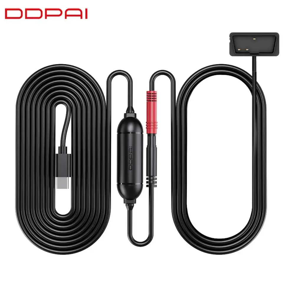 

DDPAI 24H Комплект жесткого провода для мониторинга парковки OBD Зарядное устройство Buck Line 5 В 2 А USB-кабель-адаптер для DDPAI N3 Pro, N5 Dual, Z40, Z50, Z60