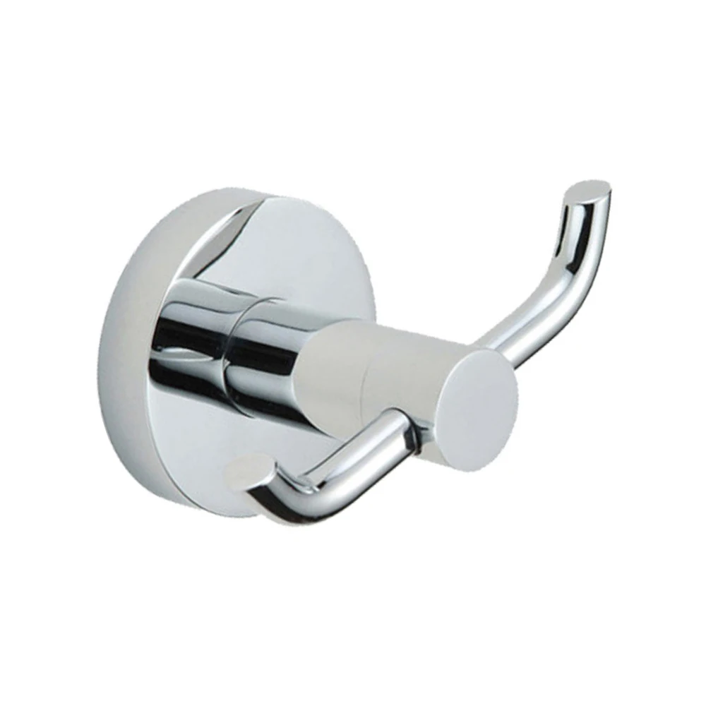 

Держатель для ванной комнаты, хромированный круглый настенный крючок для полотенец, крючок для одежды из нержавеющей стали для ванной комнаты