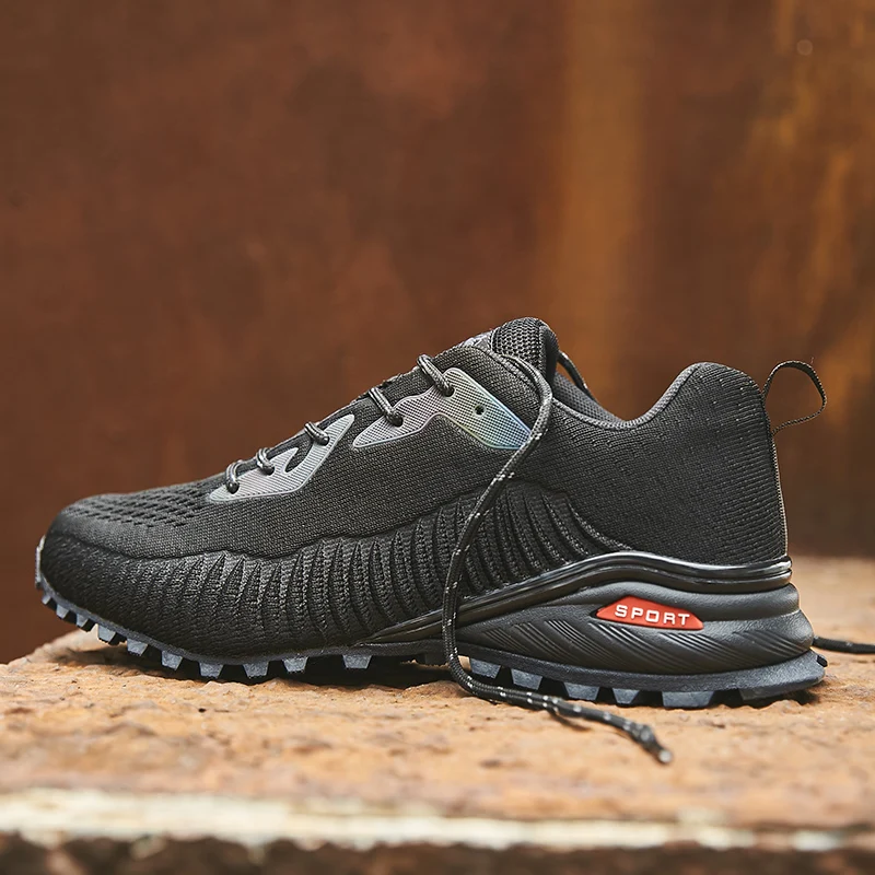 

Men Casual Shoes Breathable Running Shoes Lightweight Sport Shoes Men's Sneakers Anti-skid Wear-resistant Outdoor Sneakers