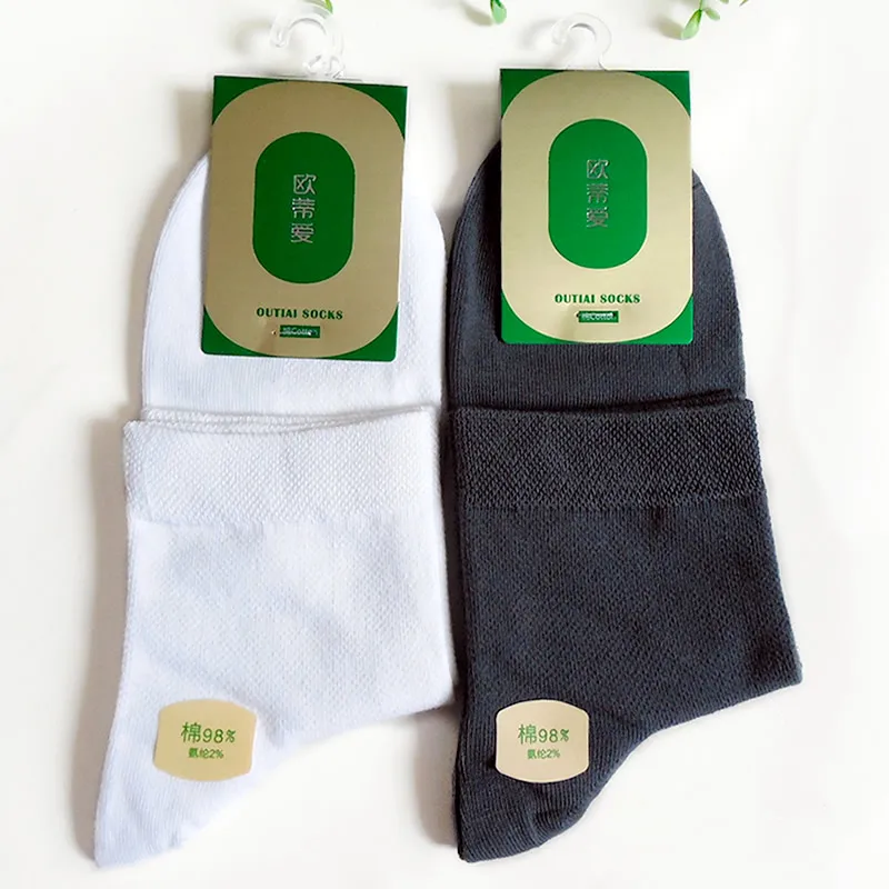 Оригинальные товары мужские носки на весну/лето из чистого хлопка большая версия
